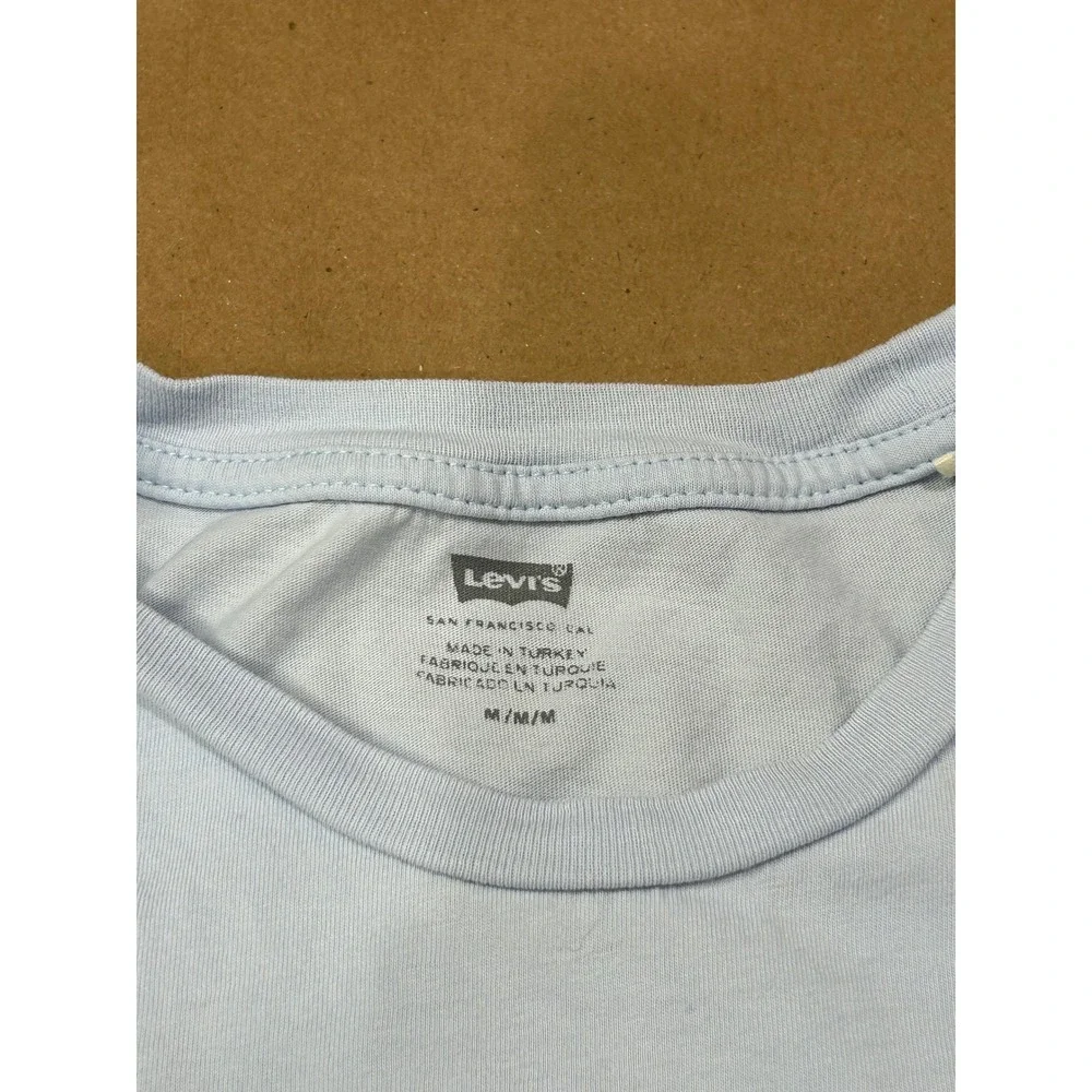 Levi's Light Blue Graphic T-Shirt Mens Size M